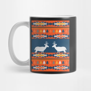 Deer winter pattern Mug